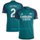 Camisola Arsenal Saliba 2 Homem Equipamento 3ª 2023/24