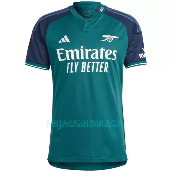 Camisola Arsenal Saliba 2 Homem Equipamento 3ª 2023/24