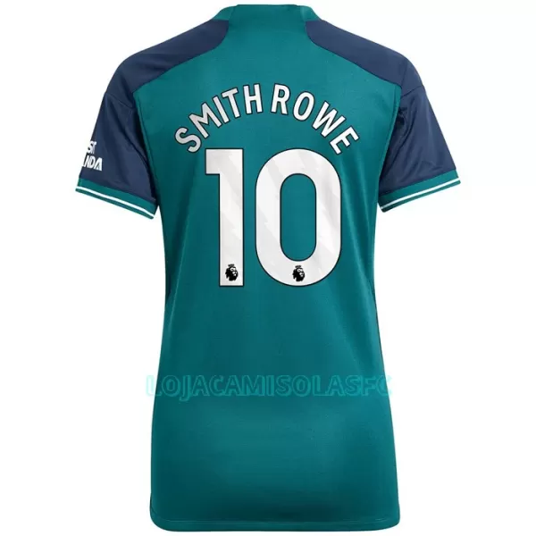 Camisola Arsenal Smith Rowe 10 Mulher Equipamento 3ª 2023/24