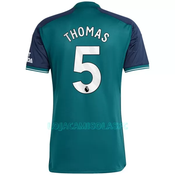 Camisola Arsenal Thomas 5 Homem Equipamento 3ª 2023/24