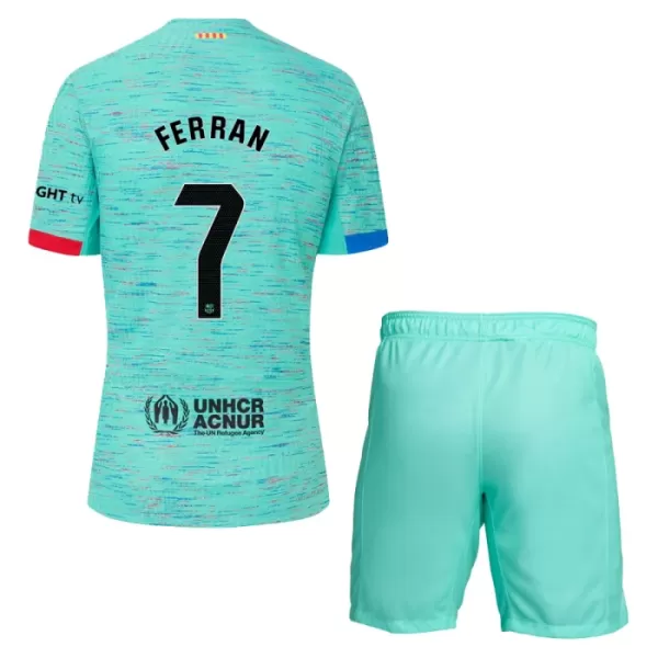 Camisola FC Barcelona Ferran 7 Criança Equipamento 3ª 2023/24