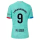 Camisola FC Barcelona Lewandowski 9 Criança Equipamento 3ª 2023/24
