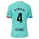 Camisola FC Barcelona R. Araujo 4 Homem Equipamento 3ª 2023/24