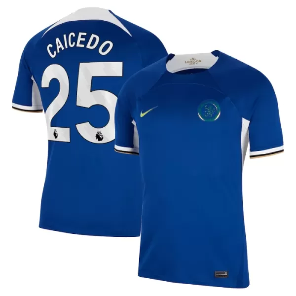 Camisola Chelsea Caicedo 25 Homem Equipamento 1ª 2023/24