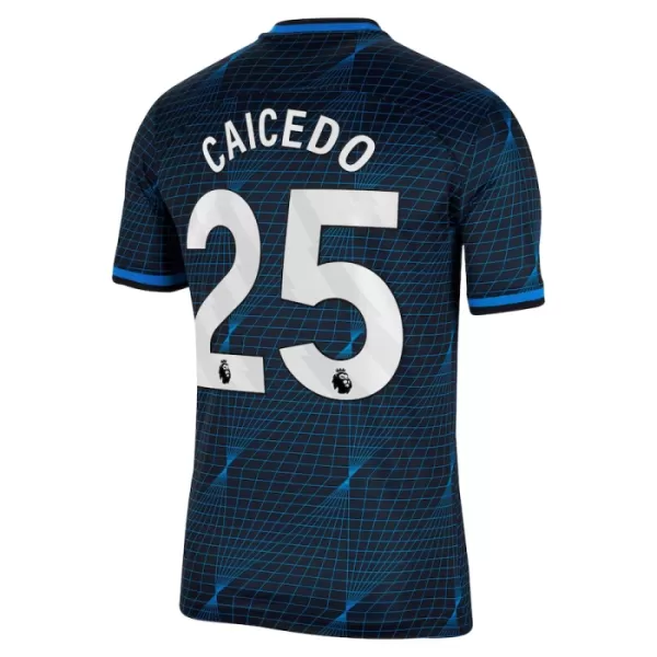 Camisola Chelsea Caicedo 25 Homem Equipamento 2ª 2023/24