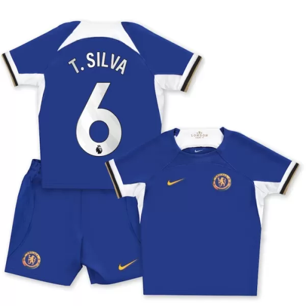 Camisola Chelsea T. Silva 6 Criança Equipamento 1ª 2023/24