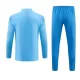 Conjunto de Moletom de Treino Manchester City Homem Quarto-Zíper 2023/24 Azul