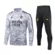 Conjunto de Moletom de Treino Real Madrid Dragon Homem Quarto-Zíper 2023/24 Cinza