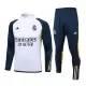 Conjunto de Moletom de Treino Real Madrid Homem Quarto-Zíper 2023/24 Branca