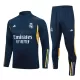 Conjunto de Moletom de Treino Real Madrid Homem Quarto-Zíper 2023/24 Navy