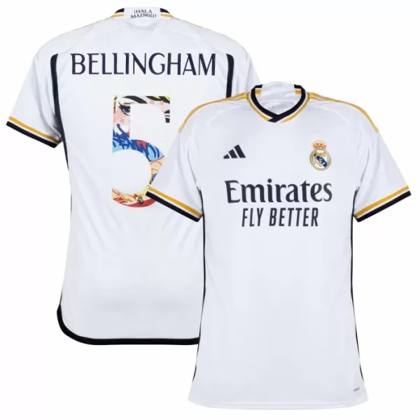 Camisola Real Madrid Bellingham 5 Homem Equipamento 1ª 2023/24