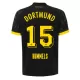 Camisola Borussia Dortmund Hummels 15 Homem Equipamento 2ª 2023/24