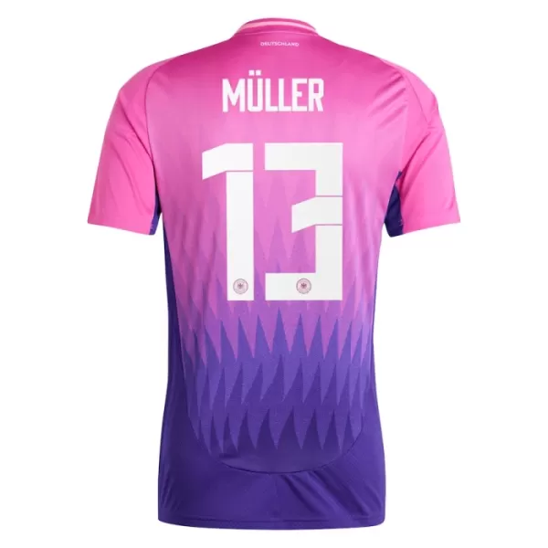 Camisola Alemanha Müller 13 Criança Equipamento 2ª Euro 2024