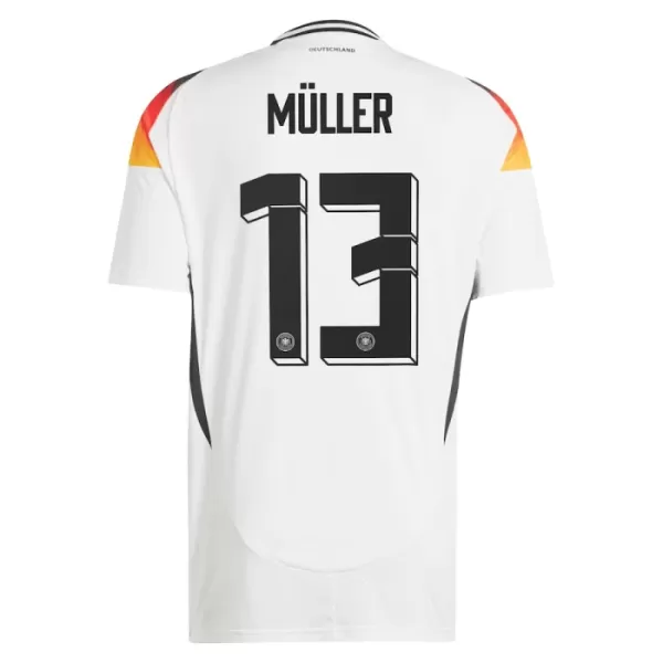 Camisola Alemanha Müller 13 Homem Equipamento 1ª Euro 2024