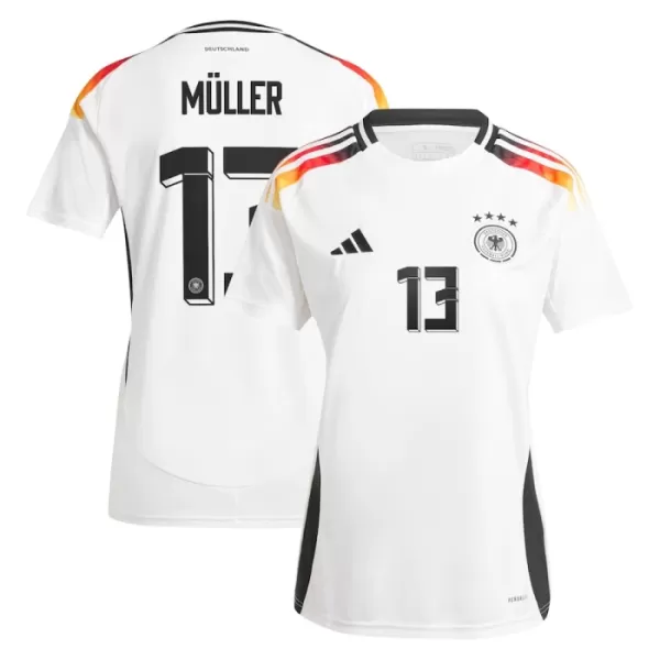 Camisola Alemanha Müller 13 Mulher Equipamento 1ª Euro 2024