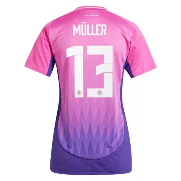 Camisola Alemanha Müller 13 Mulher Equipamento 2ª Euro 2024
