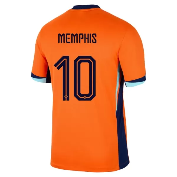 Camisola Holanda Memphis 10 Homem Equipamento 1ª Euro 2024