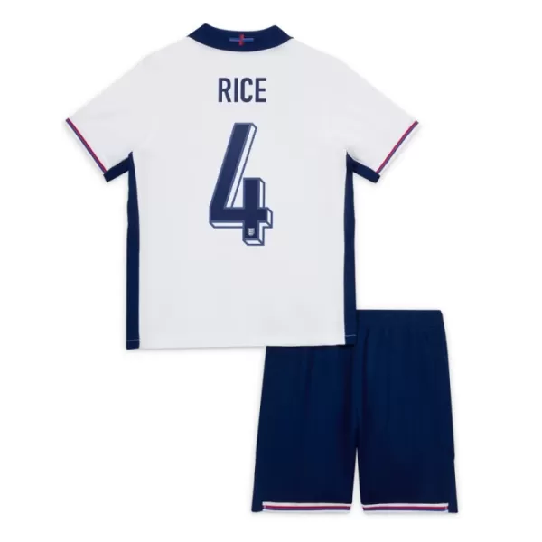 Camisola Inglaterra Rice 4 Criança Equipamento 1ª Euro 2024