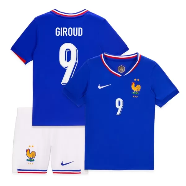Camisola França Giroud 9 Criança Equipamento 1ª Euro 2024