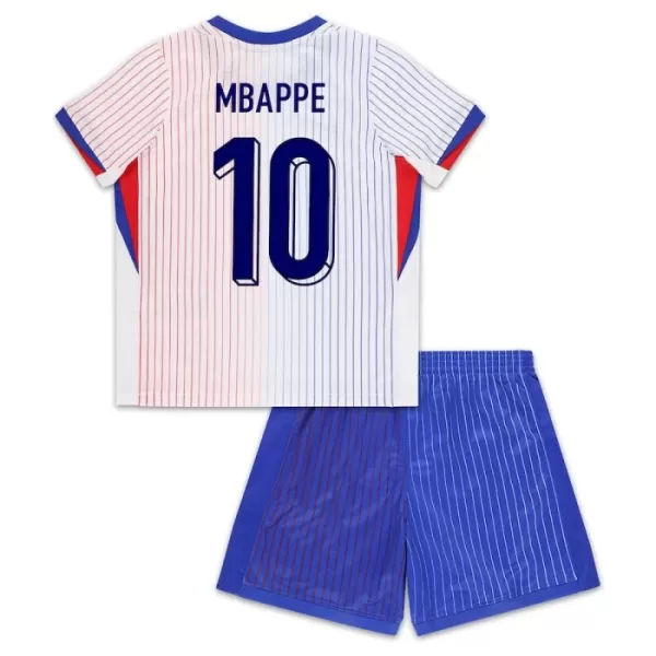 Camisola França Mbappé 10 Criança Equipamento 2ª Euro 2024
