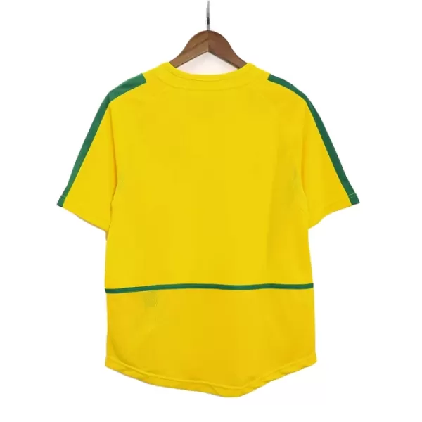 Camisola Brasil 2002-2003 Retrô Homem Equipamento 1ª