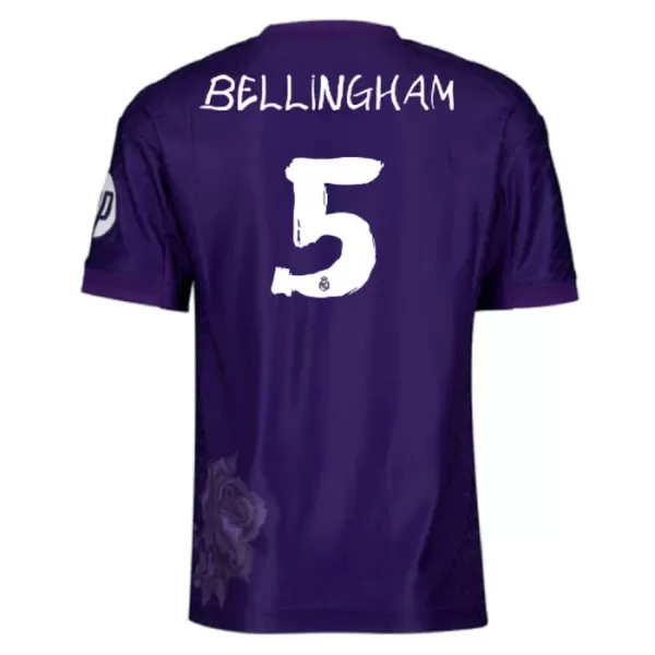 Camisola Real Madrid Bellingham 5 Homem Equipamento 4ª 2023/24