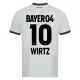 Camisola Bayer Leverkusen Florian Wirtz 10 Homem Equipamento 2ª 2023/24
