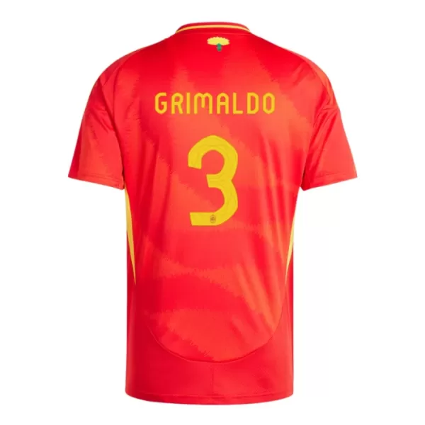 Camisola Espanha Alejandro Grimaldo 3 Homem Equipamento 1ª Euro 2024