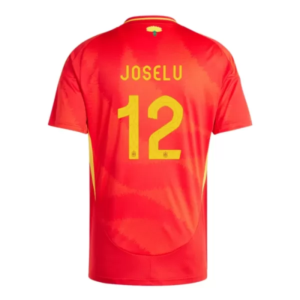 Camisola Espanha Joselu 12 Homem Equipamento 1ª Euro 2024