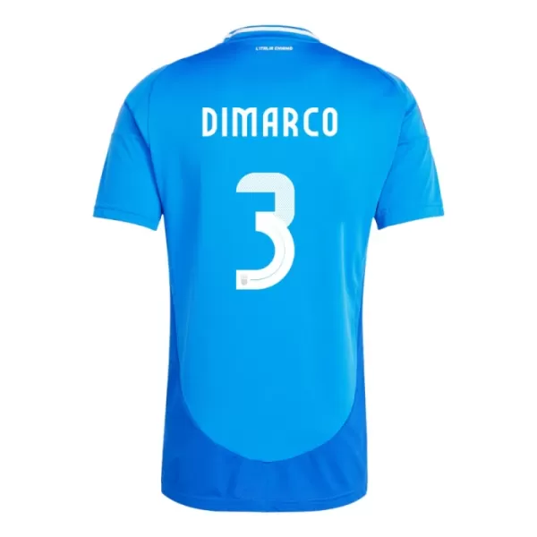 Camisola Itália Federico Dimarco 3 Homem Equipamento 1ª Euro 2024