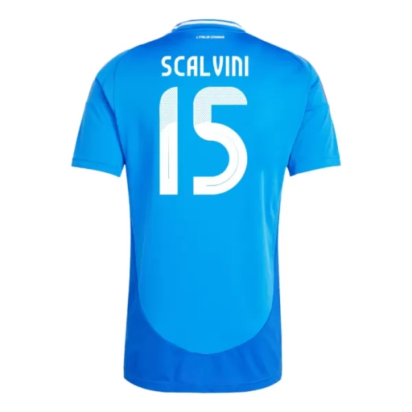 Camisola Itália Giorgio Scalvini 15 Homem Equipamento 1ª Euro 2024