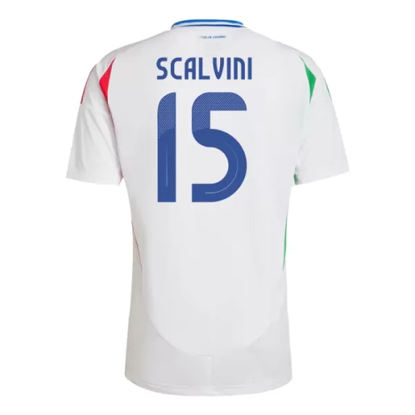Camisola Itália Giorgio Scalvini 15 Homem Equipamento 2ª Euro 2024