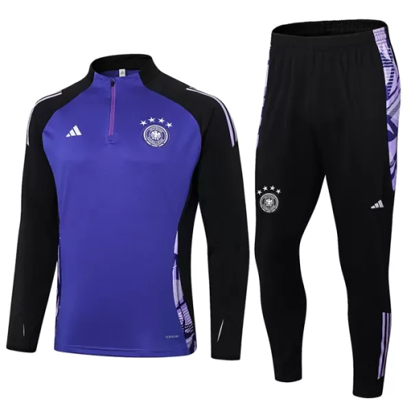 Conjunto de Moletom de Treino Alemanha Criança Quarto-Zíper 2024/25 Roxo