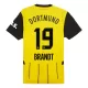 Camisola Borussia Dortmund Brandt 19 Criança Equipamento 1ª 2024/25