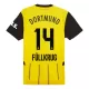 Camisola Borussia Dortmund Fullkrug 14 Homem Equipamento 1ª 2024/25