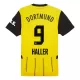 Camisola Borussia Dortmund Haller 9 Homem Equipamento 1ª 2024/25