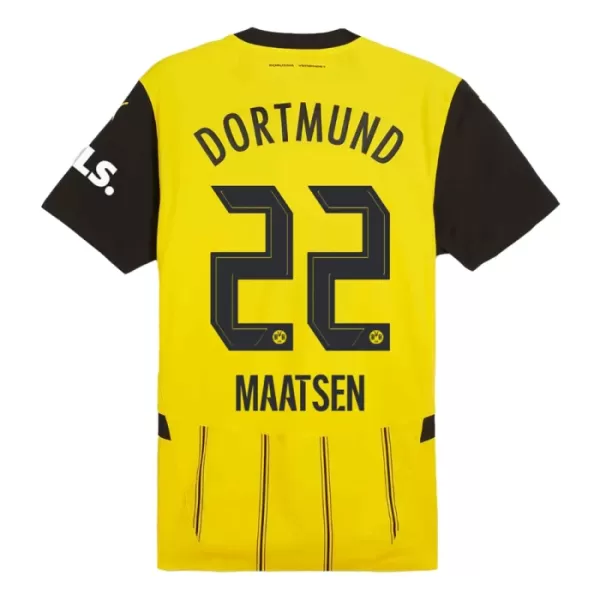 Camisola Borussia Dortmund Maatsen 22 Homem Equipamento 1ª 2024/25