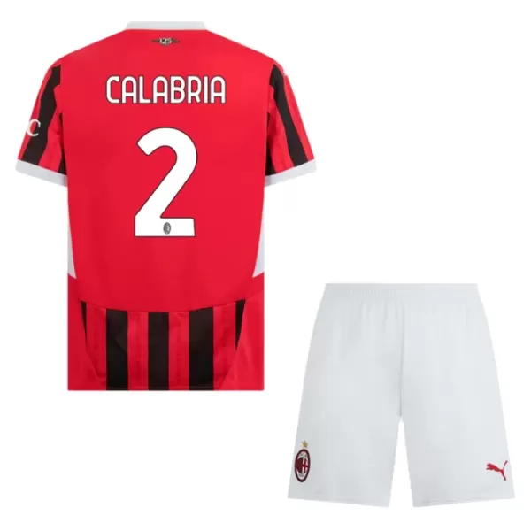 Camisola AC Milan Calabria 2 Criança Equipamento 1ª 2024/25