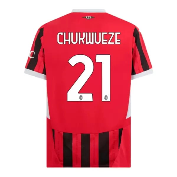 Camisola AC Milan Chukwueze 21 Homem Equipamento 1ª 2024/25