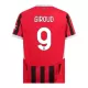 Camisola AC Milan Giroud 9 Criança Equipamento 1ª 2024/25