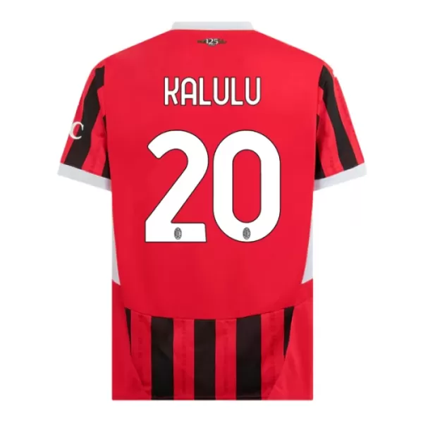 Camisola AC Milan Kalulu 20 Criança Equipamento 1ª 2024/25