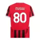 Camisola AC Milan Musah 80 Homem Equipamento 1ª 2024/25