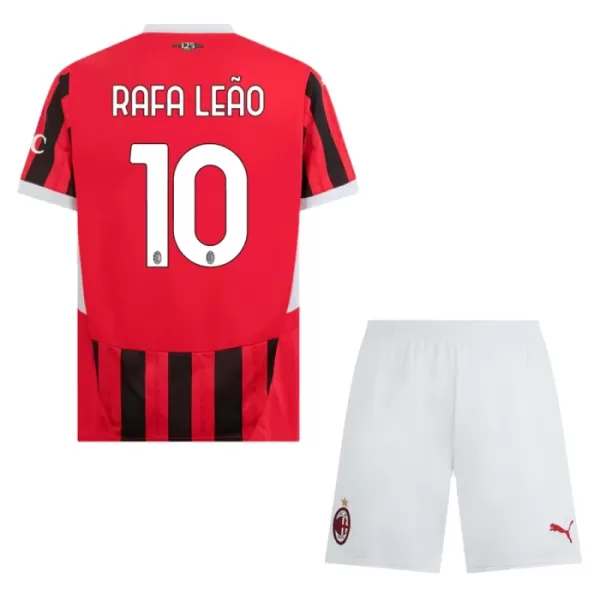 Camisola AC Milan Rafael Leao 10 Criança Equipamento 1ª 2024/25