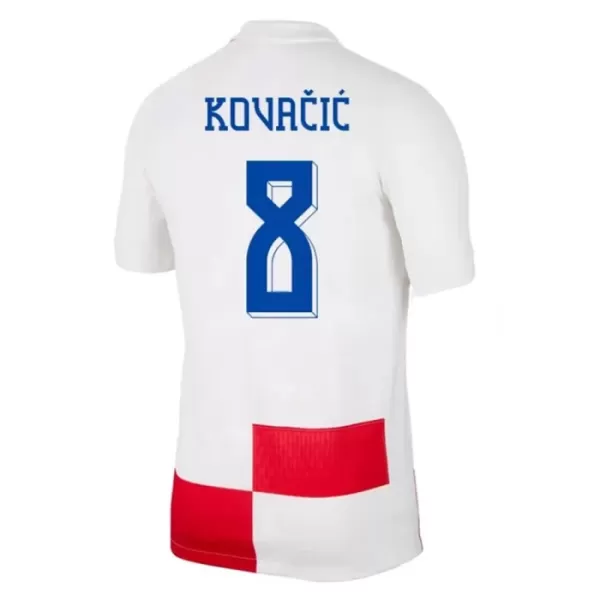 Camisola Croácia Kovacic 8 Homem Equipamento 1ª Euro 2024