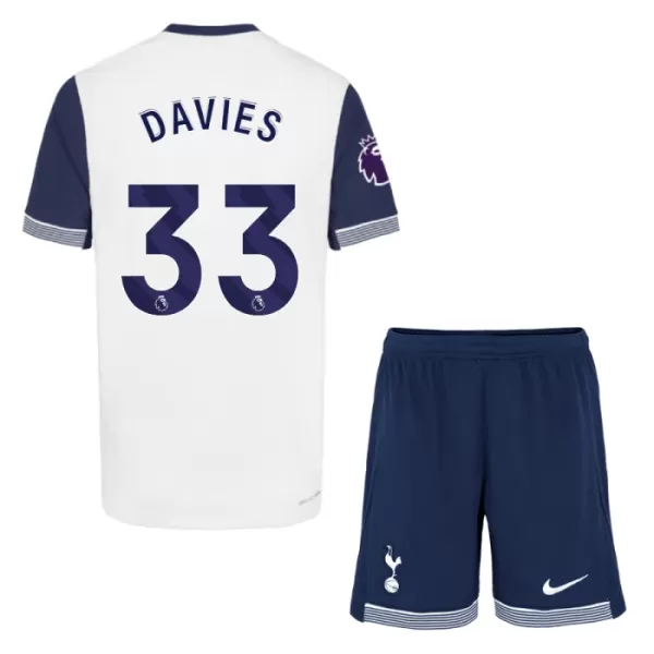 Camisola Tottenham Hotspur Davies 33 Criança Equipamento 1ª 2024/25