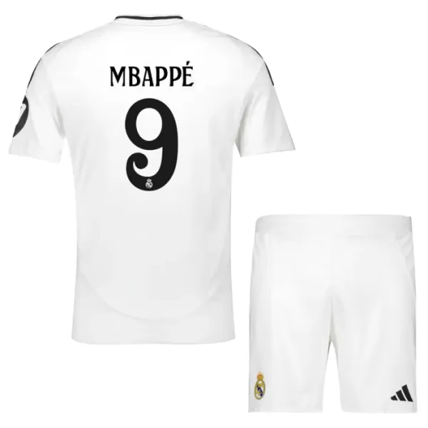 Camisola Real Madrid Mbappé 9 Criança Equipamento 1ª 2024/25