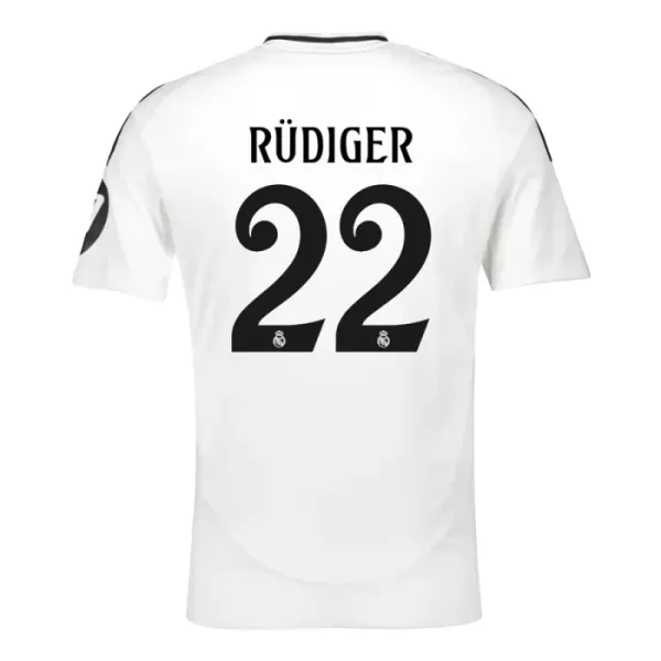 Camisola Real Madrid Rudiger 22 Homem Equipamento 1ª 2024/25