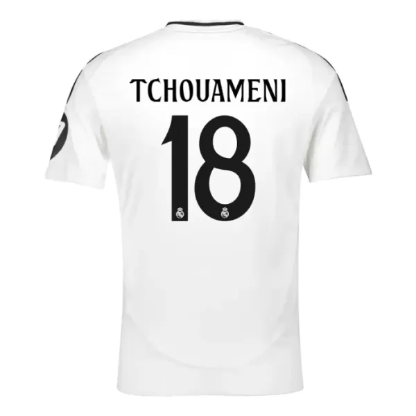 Camisola Real Madrid Tchouaméni 18 Criança Equipamento 1ª 2024/25