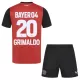 Camisola Bayer Leverkusen Alejandro Grimaldo 20 Criança Equipamento 1ª 2024/25