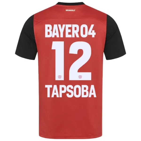Camisola Bayer Leverkusen Edmond Tapsoba 12 Homem Equipamento 1ª 2024/25